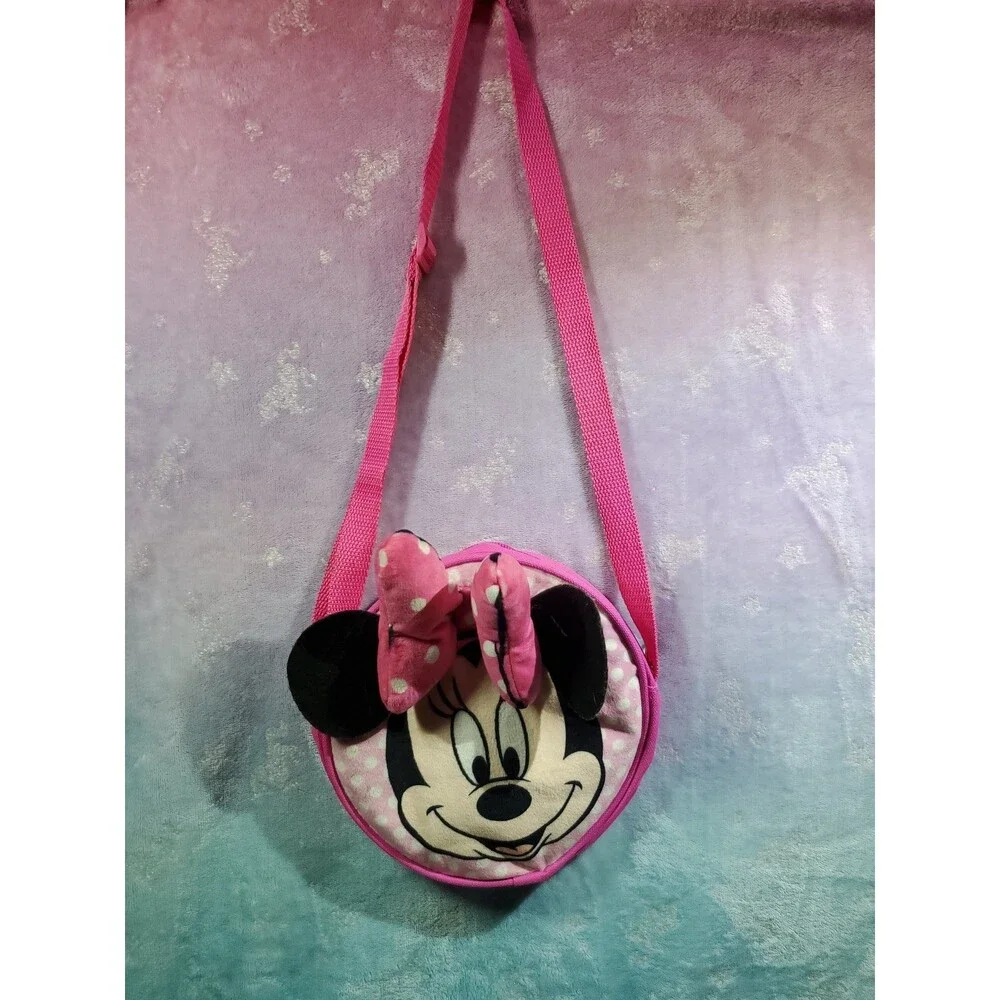 Minnie Mouse Small Pink Crossbody Bag Global Design Concepts Rare HTF 9
